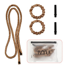 Load image into Gallery viewer, IVYU Extre Long Satin Heatless Hair Curler Set - Heatless Curls Overnight, Hair Rollers for Soft Curls & Frizz-Free Styling, No Heat Curlers To Sleep in, Jumbo Curling Rod Headband - Ivyu Beauty