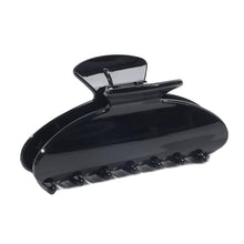 Load image into Gallery viewer, Black Hair Claw Clip for Women, Premium PC Material for Long-Term Use, 4.1 Inch Big Strong Hold No Slip Hair Clips for Thick or Thin Hair, Includes 2 Black Satin Scrunchies