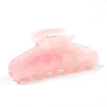 将图片加载到图库查看器,Luxury Hair Claw Clips for Women Girls, 4.3 Inch Large Strong Hold No Slip Hair Clips for Thick Hair, Durable French Pink Banana Clip with Gift Box Hair Accessories ncludes 2 Black Satin Scrunchies