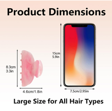 将图片加载到图库查看器,Medium Hair Claw Clips for Women, Strong Hold Non Slip Claw Clips, Jelly Marble Pink and Ivory Hair Clips for Thin Medium Thick Hair, French Jaw Clips Hair Accessories for Women Girls 2 Pack 3.3 Inch
