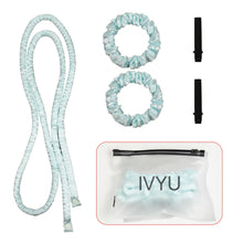 Load image into Gallery viewer, IVYU Extre Long Satin Heatless Hair Curler Set - Heatless Curls Overnight, Hair Rollers for Soft Curls & Frizz-Free Styling, No Heat Curlers To Sleep in, Jumbo Curling Rod Headband - Ivyu Beauty
