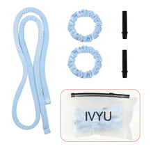 Load image into Gallery viewer, IVYU Extre Long Flannelette Heatless Hair Curler Set - Heatless Curls Overnight, Hair Rollers for Soft Curls & Frizz-Free Styling, No Heat Curlers To Sleep in, Jumbo Curling Rod Headband - Ivyu Beauty