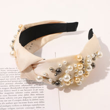 Load image into Gallery viewer, Fashion Pearl Knotted Headbands for Women - Wide No Slip Diademas Para Mujer De Moda 2025 Head Bands Large Accessories Gift for Girl - Ivyu Beauty