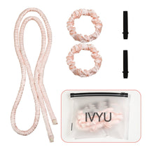 Load image into Gallery viewer, IVYU Extre Long Satin Heatless Hair Curler Set - Heatless Curls Overnight, Hair Rollers for Soft Curls & Frizz-Free Styling, No Heat Curlers To Sleep in, Jumbo Curling Rod Headband - Ivyu Beauty