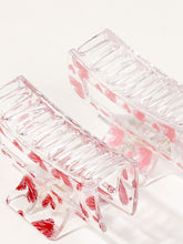 Load image into Gallery viewer, IVYU Hair Clips-Square Heart Print Limited Edition Claw Clip - Ivyu Beauty
