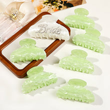 Load image into Gallery viewer, IVYU Bride Claw Hair Clip, Aileam White Acrylic Hair Clip Banana Barrettes, Rhinestone Bride Logo, Bachelorette Party Decorations Bridesmaid Gift Shower Wedding