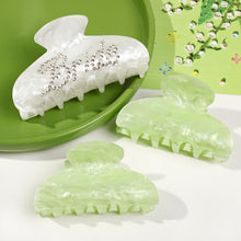 Load image into Gallery viewer, IVYU Bride Claw Hair Clip, Aileam White Acrylic Hair Clip Banana Barrettes, Rhinestone Bride Logo, Bachelorette Party Decorations Bridesmaid Gift Shower Wedding