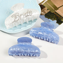 Load image into Gallery viewer, IVYU Bride Claw Hair Clip, Aileam White Acrylic Hair Clip Banana Barrettes, Rhinestone Bride Logo, Bachelorette Party Decorations Bridesmaid Gift Shower Wedding