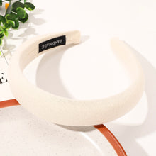 Load image into Gallery viewer, IVYU Padded Thick Brown Headbands for Women-5Pcs Wide Plain Turban Headband Fashion Hair Bands Headwear Barrette Styling Tools Accessories with Solid Colors - Ivyu Beauty