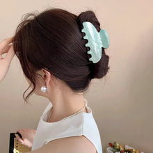 Load image into Gallery viewer, IVYU Bride Claw Hair Clip, Aileam White Acrylic Hair Clip Banana Barrettes, Rhinestone Bride Logo, Bachelorette Party Decorations Bridesmaid Gift Shower Wedding