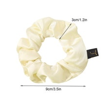 Load image into Gallery viewer, Ivyu Scrunchies Women Hair Ties Satin Silk - For Thick Curl Hair No Crease Ponytail Holder - Ivyu Beauty
