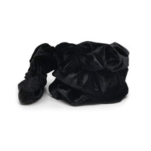 Load image into Gallery viewer, Velvet Scrunchies With Pocket Zipper Hair Ties for Women Big Vsco Girl Stuff Scrunchy Hidden Hair Black Scrunchie Ponytail Holder Elastic Bands Gifts for Women - Ivyu Beauty