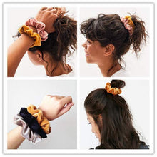 Load image into Gallery viewer, Velvet Scrunchies Hair Ties Women - 6 Pack Big Vsco Girl Stuff Scrunchy for Hair Scrunchie Holder Elastic Bands With Zipper Pocket Gift For Friends - Ivyu Beauty