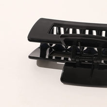 Load image into Gallery viewer, Hair Claw Clips for Women - Large Plastic Matte Jumbo Nonslip Claw Hair Clips Accessories for Girls Fashion Strong Hold French Rectangle Hair clips for Thick Long Curly Jaw Clips Black Series - Ivyu Beauty