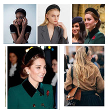 Load image into Gallery viewer, Headbands for Women Head Bands - Hair Accessories Velvet Padded Cute Beauty Fashion Hairbands Girls Vintage Head Hair Bands Boho Wide Band (Black) - Ivyu Beauty