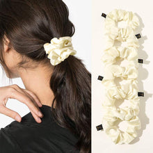 Load image into Gallery viewer, Ivyu Scrunchies Women Hair Ties Satin Silk - For Thick Curl Hair No Crease Ponytail Holder - Ivyu Beauty