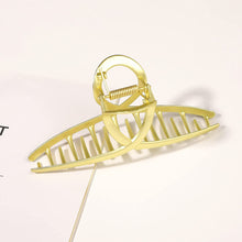 Load image into Gallery viewer, Ivyu Hair Claw Clips for Women - Nonslip Large Gold Metal Barrettes Matte Claw Hair Clips Accessories for Girls French Fashion Strong Hold Jumbo No Damage Hairclips for Thick Long Curly Hair Clips - Ivyu Beauty