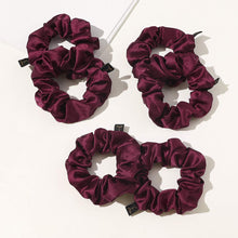 Load image into Gallery viewer, Ivyu Scrunchies Hair Ties Satin Silk Red - Ivyu Beauty