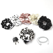 Load image into Gallery viewer, Pocket Scrunchies with Zipper Stash Hair Ties Soft Silk Satin Scrunchy - Ivyu Beauty
