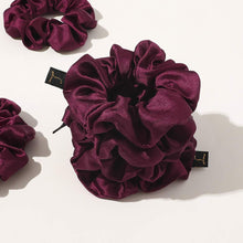 Load image into Gallery viewer, Ivyu Scrunchies Hair Ties Satin Silk Red - Ivyu Beauty