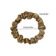 Load image into Gallery viewer, Scrunchies Silk Satin Hair Ties - Elestics Ponytail Holder Hair Bands Small Scrunchy For Thick Curl Hair No Crease Hair Ties Accessories Soft Ropes No Hurt Your Hair for Women and Girls - Ivyu Beauty