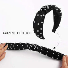 Load image into Gallery viewer, IVYU Headbands Women Hair Head Bands - Accessories 4 Pcs Velvet Pearl Head Bands Cute Beauty Hairbands Fashion Girls Vintage Hair Boho Wide Bands For Workout GYM Yoga Running - Ivyu Beauty
