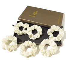 Load image into Gallery viewer, Ivyu Scrunchies Women Hair Ties Satin Silk - For Thick Curl Hair No Crease Ponytail Holder - Ivyu Beauty