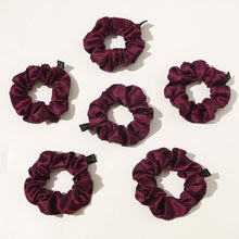 Load image into Gallery viewer, Ivyu Scrunchies Hair Ties Satin Silk Red - Ivyu Beauty