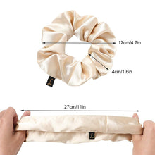 Load image into Gallery viewer, Scrunchies Women Hair Ties - Big Silk Satin Scrunchy Hair Bands Elastic Hair Accessories Soft Large Scrunchies For Vsco Girl Women - Ivyu Beauty