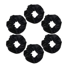Load image into Gallery viewer, Velvet Scrunchies With Pocket Zipper Hair Ties for Women Big Vsco Girl Stuff Scrunchy Hidden Hair Black Scrunchie Ponytail Holder Elastic Bands Gifts for Women - Ivyu Beauty