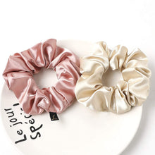 Load image into Gallery viewer, Scrunchies Women Hair Ties - Big Silk Satin Scrunchy Hair Bands Elastic Hair Accessories Soft Large Scrunchies For Vsco Girl Women - Ivyu Beauty
