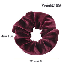 Load image into Gallery viewer, Ivyu Velvet Scrunchies With Pocket Zipper Hair Ties - Ivyu Beauty