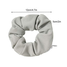 Load image into Gallery viewer, Pocket Scrunchies Hair Ties with Hidden Zipper Stash Scrunchy Ponytail Holder - Ivyu Beauty