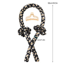 Load image into Gallery viewer, Roll over image to zoom in Heatless Hair Curler Curling Rod Headband Overnight for Long Hair Curls Waves Satin Jumbo Large Big No Heat Hair Roller for Women - Ivyu Beauty