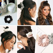 Load image into Gallery viewer, Scrunchies Hair Ties Scrunchy for Women Girls Cute Hairties for Thick Curl Hair No Crease Hair Accessories Soft Ropes Ponytail Holder No Hurt Your Hair - Ivyu Beauty