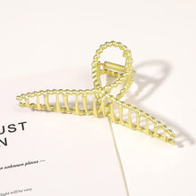 Load image into Gallery viewer, Ivyu Hair Claw Clips for Women - Nonslip Large Gold Metal Barrettes Matte Claw Hair Clips Accessories for Girls French Fashion Strong Hold Jumbo No Damage Hairclips for Thick Long Curly Hair Twist - Ivyu Beauty