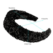 Load image into Gallery viewer, Ivyu Headbands Black Diademas Para Mujer De Moda Padded Headband - Ivyu Beauty