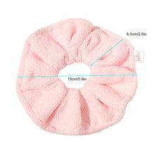 Load image into Gallery viewer, Ivyu Microfiber Hair Drying Scrunchies Towel Fiber - Buns Large Scrunchie for Curl Hair for Bed Shower Warp Wet Anti Frizz Hair Products Absorbent Fast Terry Cloth Scrunchy Gifts For Women Girls Pink - Ivyu Beauty