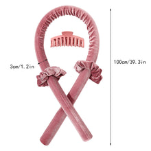 Load image into Gallery viewer, IVYU Hair Curlers Rollers For Long Heatless Curling Rod Headband Jumbo Large Big No Heat Black Velvet Hair Roller You Can Sleep In Soft Foam Curling Rods Hair Rollers Overnight for Women - Ivyu Beauty