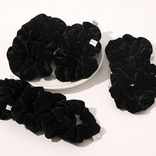 Load image into Gallery viewer, Velvet Scrunchies Hair Ties Women - Ivyu16 Pack Large Black Cute Scrunchy Vsco Girl Stuff Scrunchie Holder Gift for Women Hair Ties Elastic Bands - Ivyu Beauty