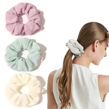 Load image into Gallery viewer, Scrunchies Hair Ties Scrunchy for Girls Women Thick Hair Cute Hairties Chiffon Scrunchy For Thick Curl Hair No Crease Hair Accessories Soft Ropes Ponytail Holder No Hurt Your Hair Gifts for Women - Ivyu Beauty
