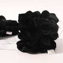 Load image into Gallery viewer, Velvet Scrunchies Hair Ties Women - Ivyu16 Pack Large Black Cute Scrunchy Vsco Girl Stuff Scrunchie Holder Gift for Women Hair Ties Elastic Bands - Ivyu Beauty