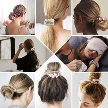 Load image into Gallery viewer, Scrunchies Women Hair Ties - Big Silk Satin Scrunchy Hair Bands Elastic Hair Accessories Soft Large Scrunchies For Vsco Girl Women - Ivyu Beauty