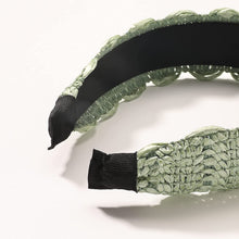 Load image into Gallery viewer, Ivyu Headbands Women Hair Head Bands - Rattan Summer Straw Head Bands for Girls Cute Wide Raffia Woven Hair Bands for Women’s Hair Rattan Hairbands Tan Beauty Product Beech Hair Accessories - Ivyu Beauty