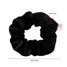 Load image into Gallery viewer, Velvet Scrunchies Hair Ties Women - Ivyu16 Pack Large Black Cute Scrunchy Vsco Girl Stuff Scrunchie Holder Gift for Women Hair Ties Elastic Bands - Ivyu Beauty