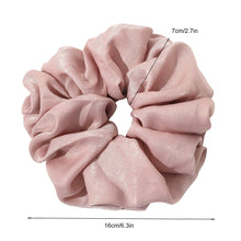 Load image into Gallery viewer, Scrunchies Hair Ties for Women - Big Silk Satin Scrunchie Exra Large Jumbo Gaint Oversized Cute Scrunchy for Curl Thick Hair Ligas Para el Cabello De Mujer Decorations Hair Accessories Gift for Girls - Ivyu Beauty