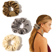Load image into Gallery viewer, Ivyu Scrunchies Hair Ties for Girls (Brown Series) - Ivyu Beauty
