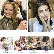 Load image into Gallery viewer, IVYU Hair Rollers For Long Hair Curlers Heatless Curls Flexi Rods Jumbo Large Big No Heat Hair Roller You Can Sleep In Soft Foam Curling Rods Hair Rollers Overnight for Women Gril's - Ivyu Beauty