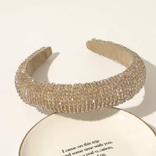 Load image into Gallery viewer, Ivyu Rhinestone Headbands for Women Girls Jeweled Padded Head Bands Glitter Diademas Para Mujer De Moda Hair Accessories Girls No Slip Fashion Cute Champagne Headband for Outfits Wedding Party - Ivyu Beauty