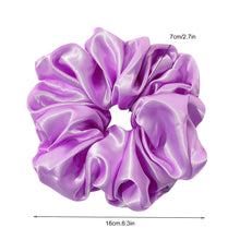 Load image into Gallery viewer, Scrunchies Hair Ties for Women - Big Silk Satin Scrunchie Exra Large Jumbo Gaint Oversized Cute Chiffon Scrunchy for Curl Thick Hair Ligas Para el Cabello De Mujer Hair Accessories Gift for Girls - Ivyu Beauty